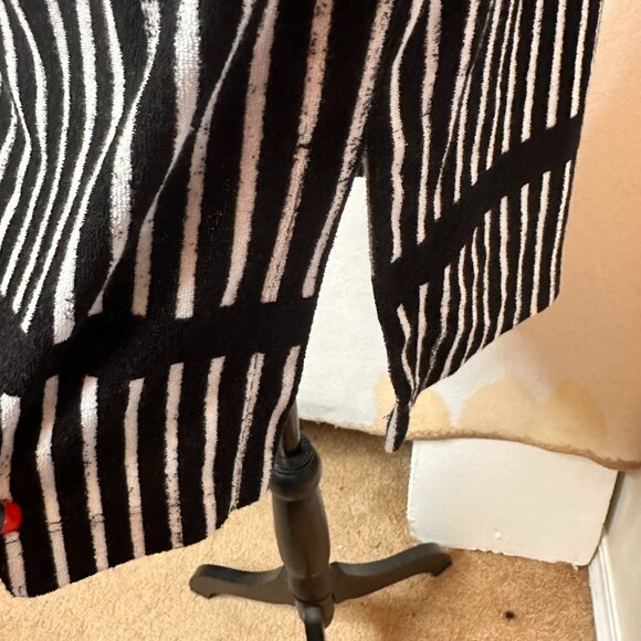 MARIMEKKO For Target Dress small French Terry Black White Striped Cover Up - Picture 4 of 7
